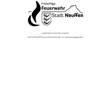 Tablet Screenshot of feuerwehr-neuffen.de